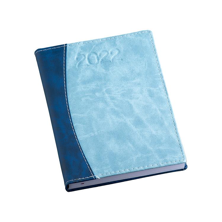 Agenda diária com capa emborrachada com recorte personalizada - AG011A