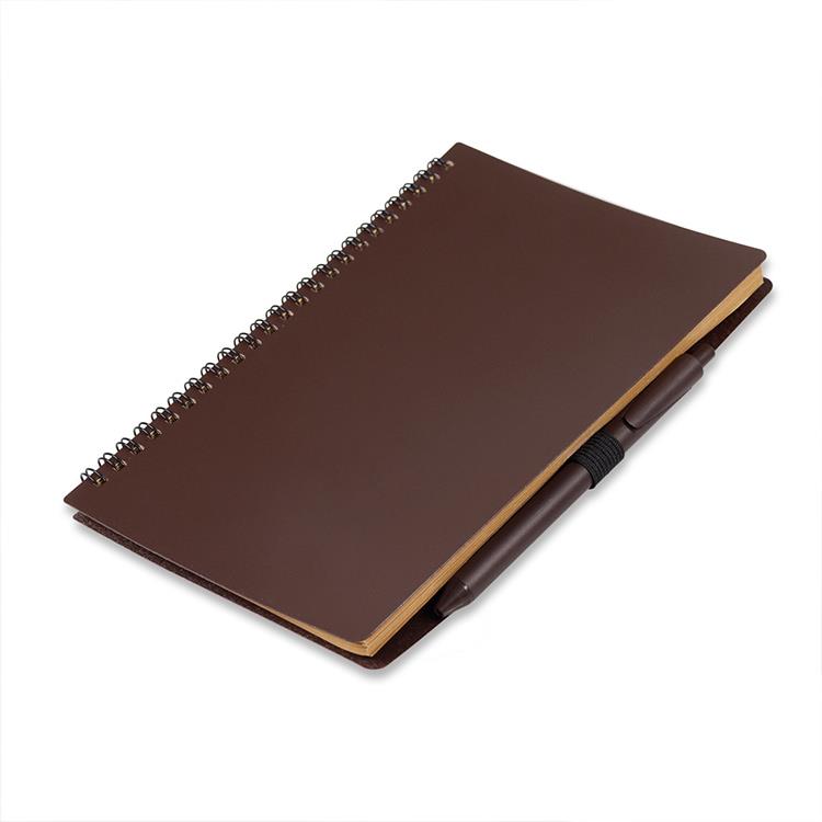 Caderno com caneta personalizado