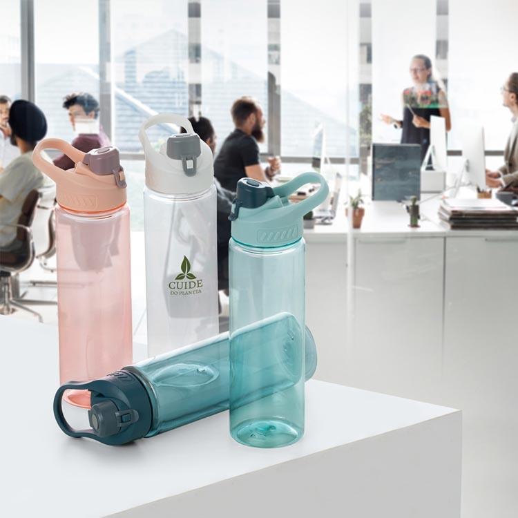 Squeeze Plástico 700Ml com Alça para Transporte Personalizado