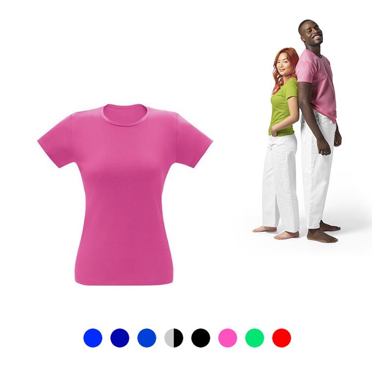 Camiseta feminina em algodão personalizada fio penteado - CAM052