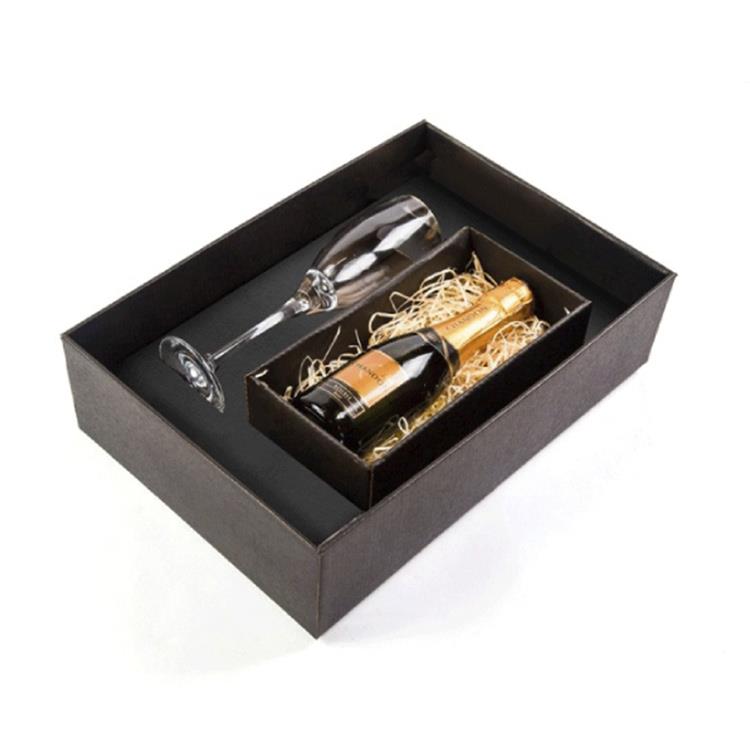Taça de vidro para champagne personalizada - KB074