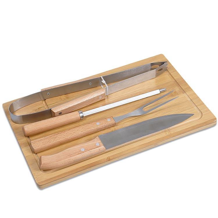 Kit churrasco com 04 peças personalizado - KCH220
