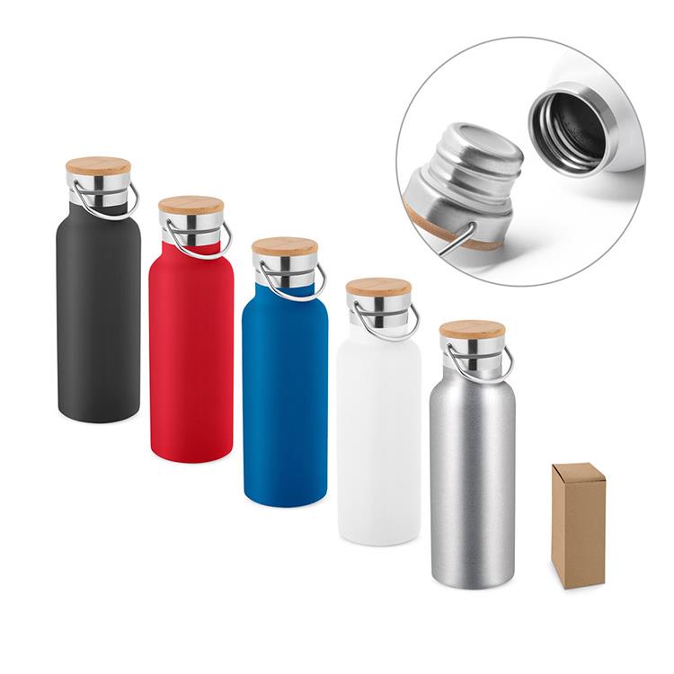 Garrafa térmica de inox 570 ml personalizada