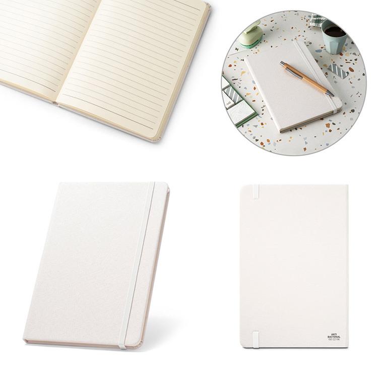 Caderno A5 em PET reciclado personalizado