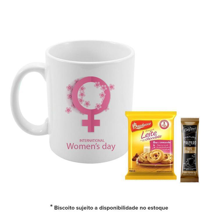 Kit Caneca biscoito e café personalizado