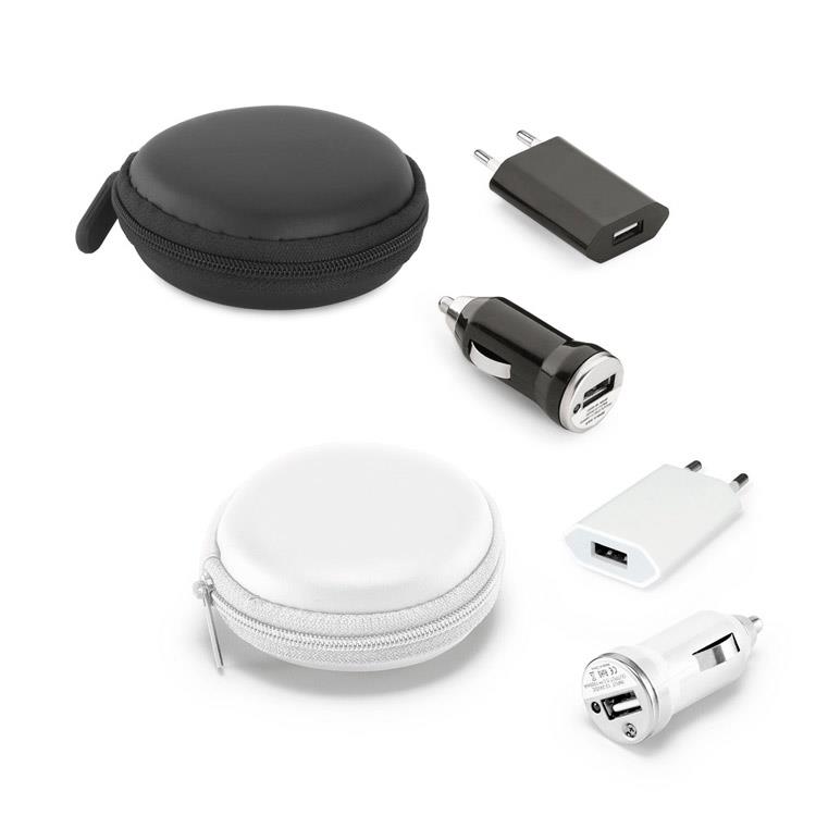 Kit de carregadores USB personalizado - INF015