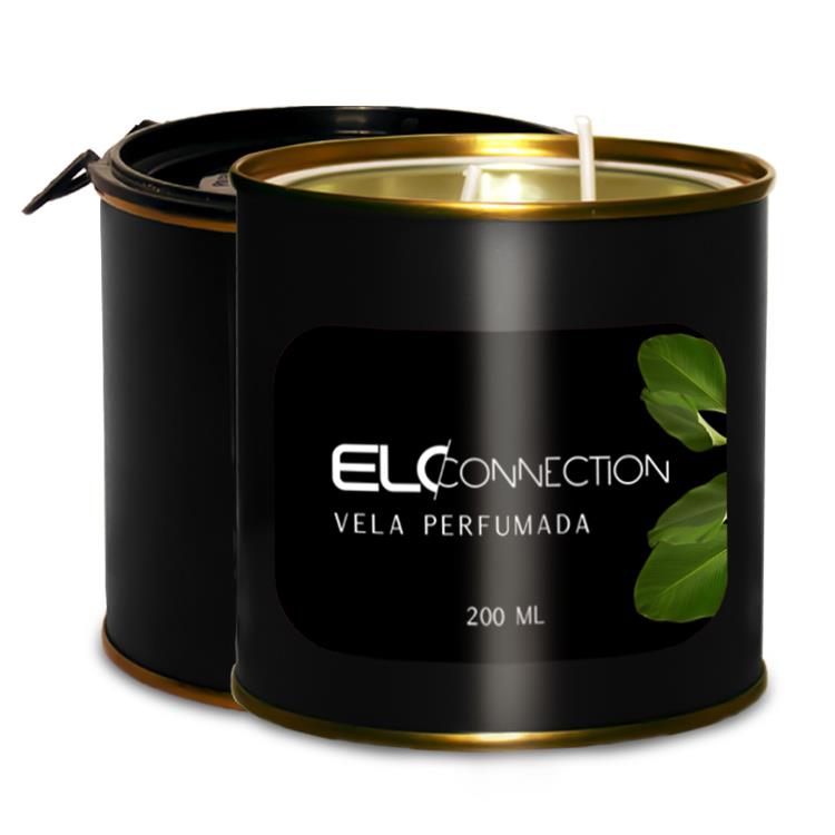 Vela na lata tampa hermética 200 ml personalizado