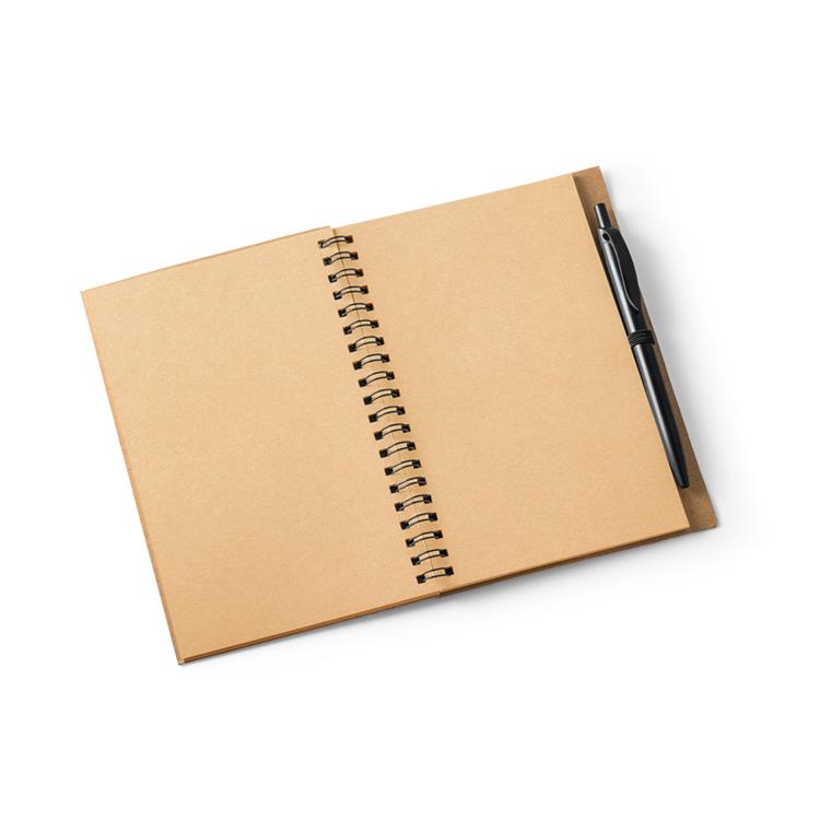 Conjunto de Caderno em Cortiça Personalizado