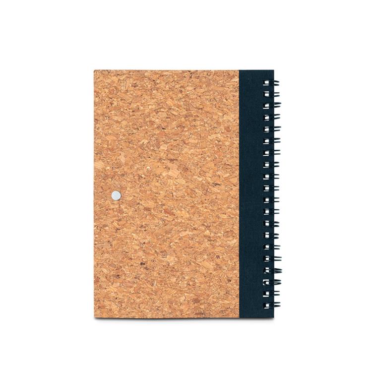 Conjunto de Caderno em Cortiça Personalizado