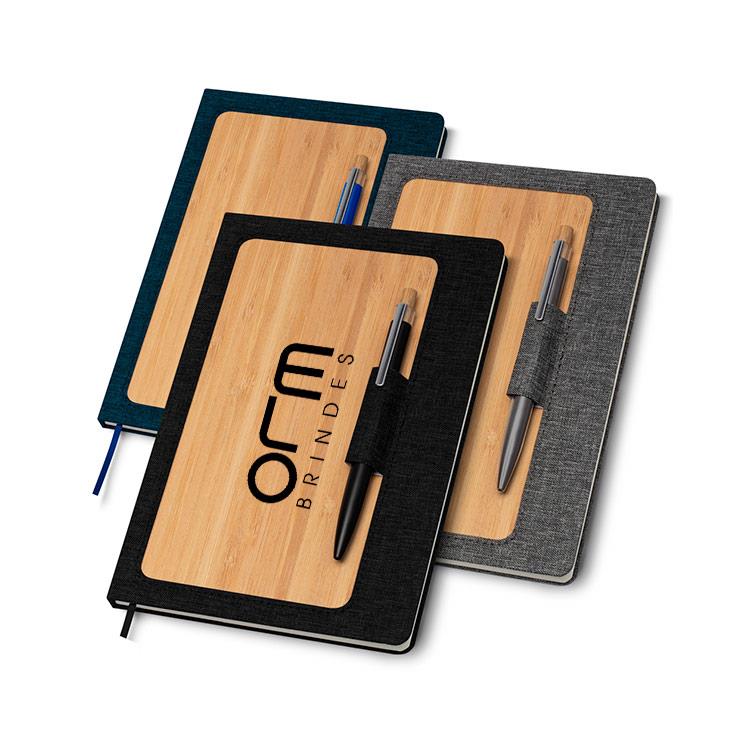 Caderno em Bambu Personalizado