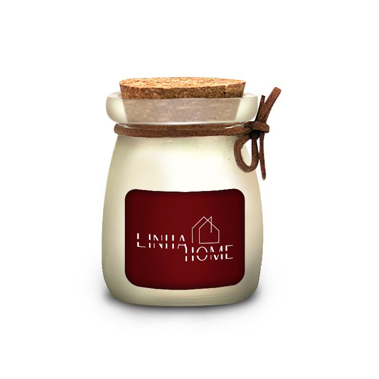 Vela Pote de Vidro Alto 100 Ml Personalizada
