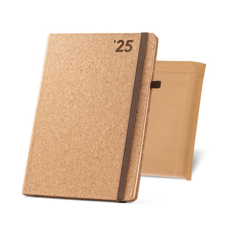 Agenda B5 cortiça personalizada
