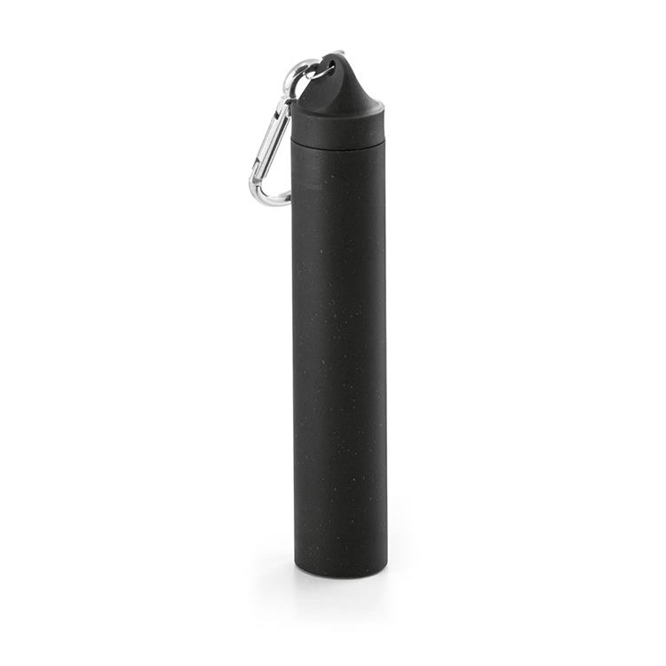 Conjunto de canudo sustentável personalizado