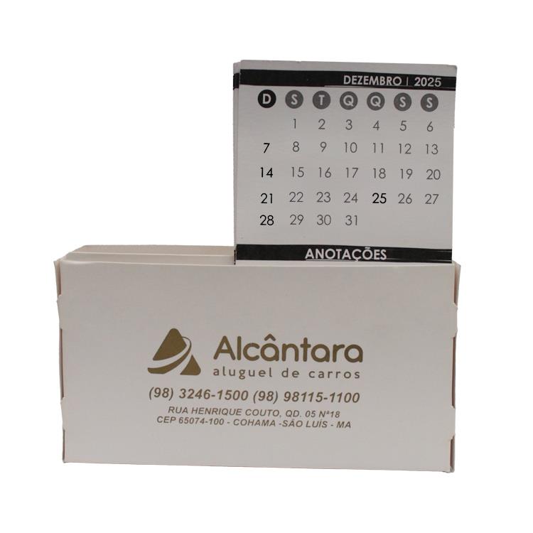 Calendário organizador personalizado
