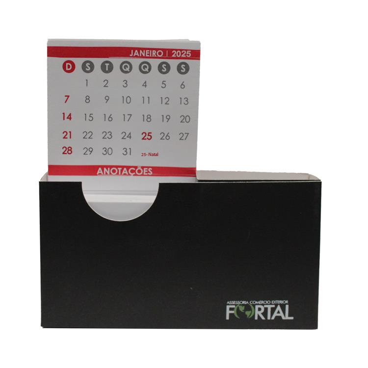 Calendário organizador personalizado