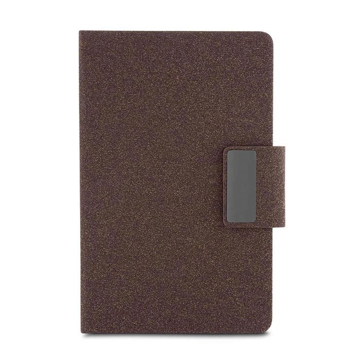 Caderno personalizado de anotações de fibra de café ou chá