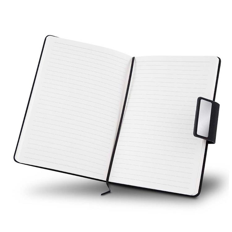 Kit escritório personalizado caderno, garrafa e caneta metalica