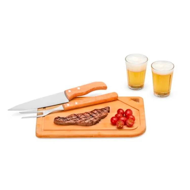 Kit personalizado para churrasco e cerveja 5 peças