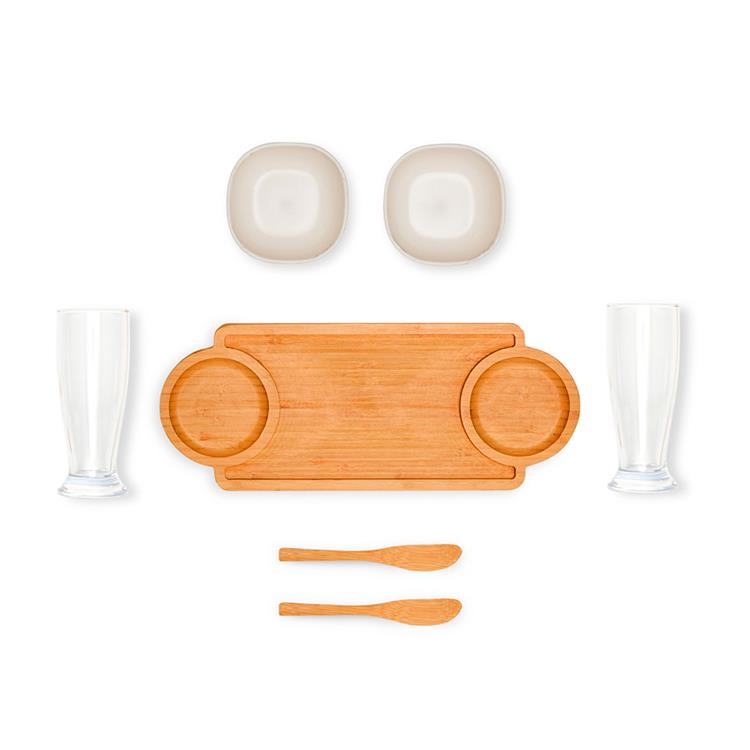 Kit para petisco personalizado e cerveja 7 peças