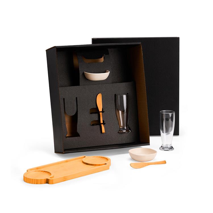Kit para petisco personalizado e cerveja 7 peças