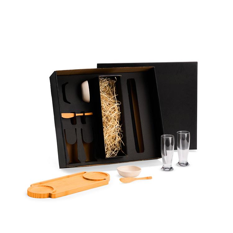 Kit petisqueira e cerveja personalizada 7 peças