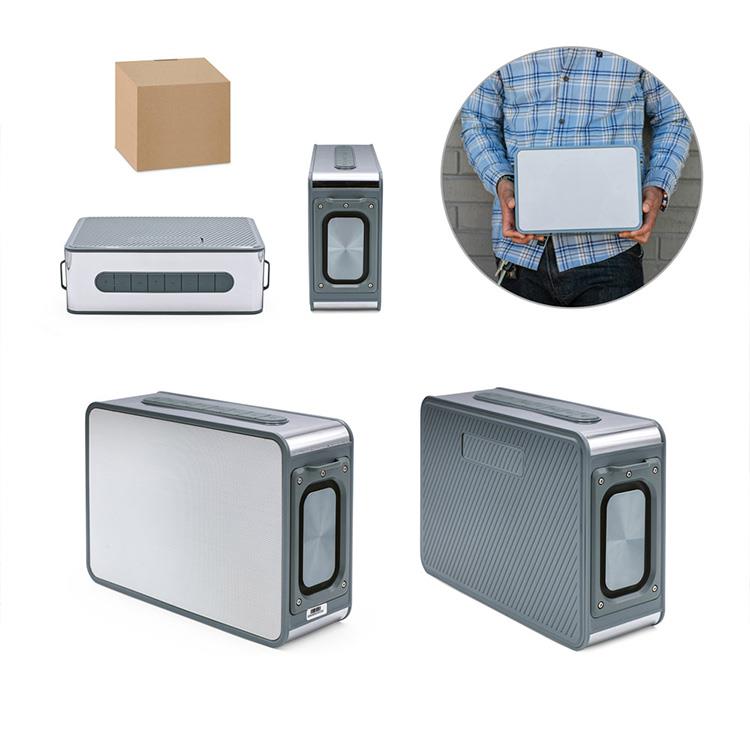 Caixa de som em ABS 100% reciclado