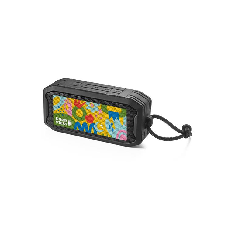 Caixa de som personalizado portátil em ABS 100% reciclado à prova de água
