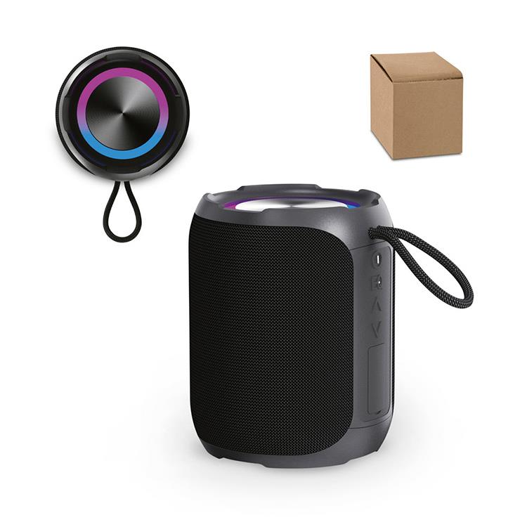 Caixa de som em ABS 100% reciclada