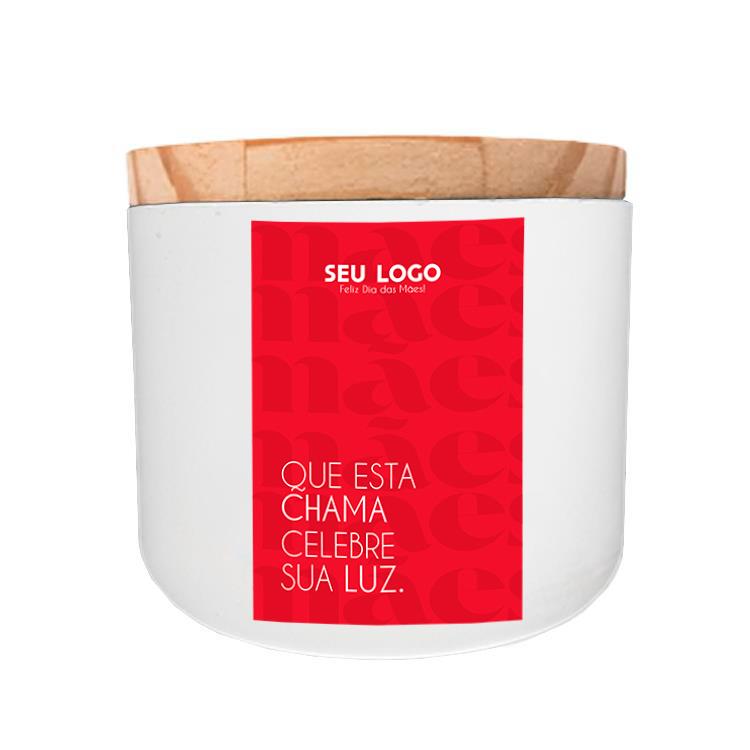 Vela personalizada pote de 250g
