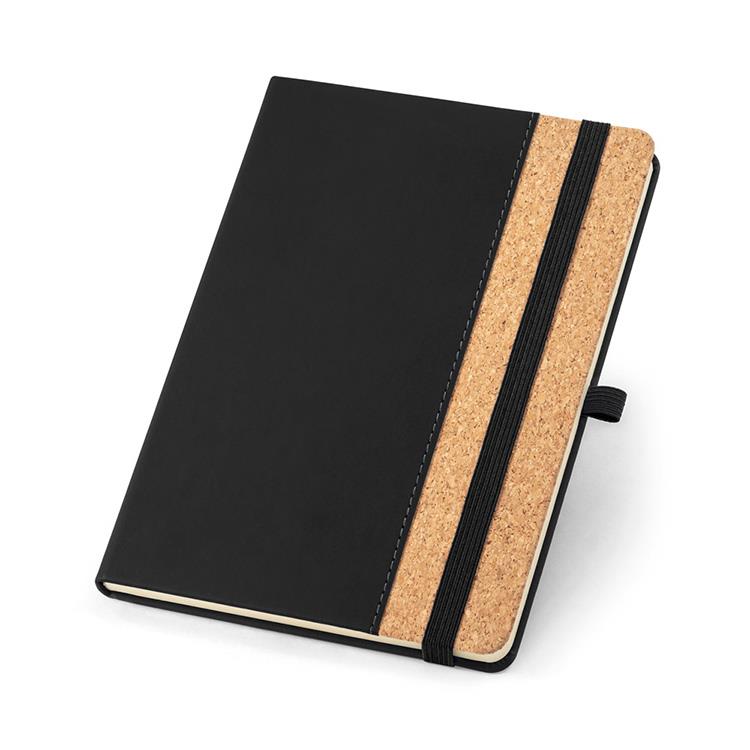 Caderno Tipo Moleskine Cortiça e PU Personalizado