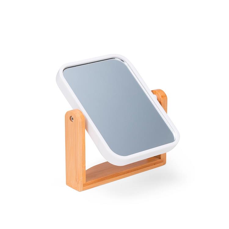 Espelho personalizado de mesa retangular bambu