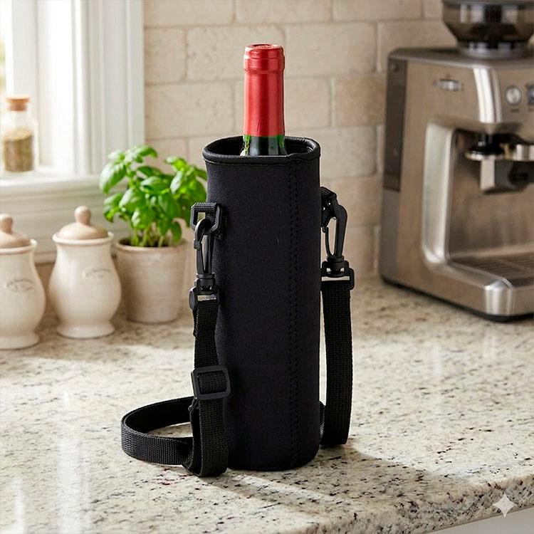 Porta Garrafas com alça de nylon