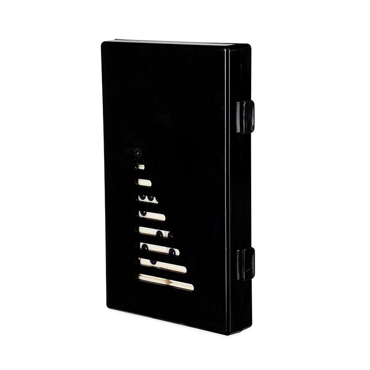 Mouse pad com estojo de plástico