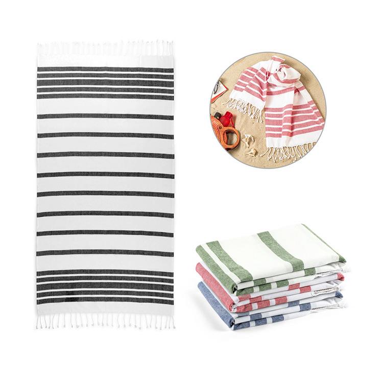 Toalha em algodão 70% reciclado e 30% poliéster reciclado