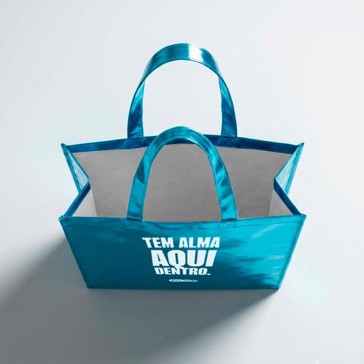 Sacola TNT Personalizada Metalizada