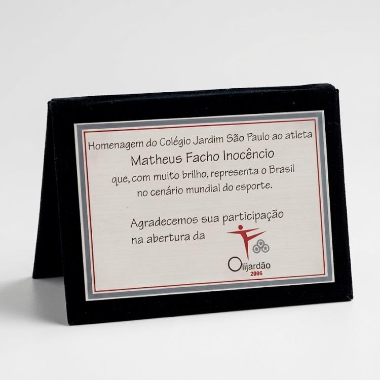 Placa do Reconhecimento