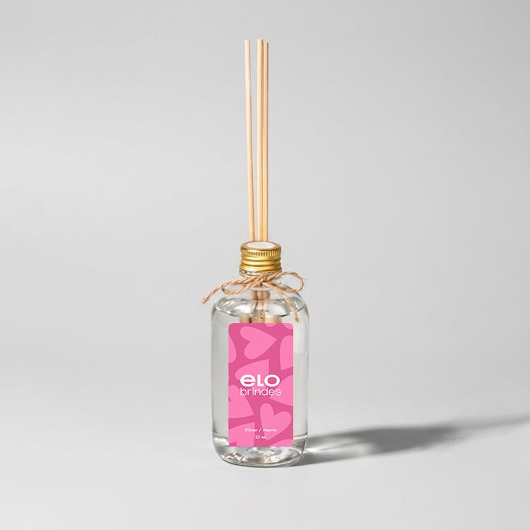 Difusor com varetas 25 ml personalizado