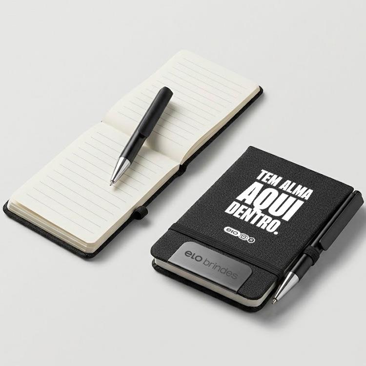 Mini Caderno A6 Personalizado em RPET com Capa Dura