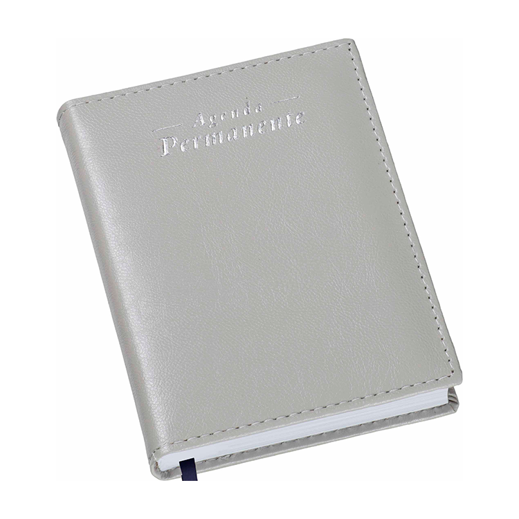 Agenda compacta lisa personalizada