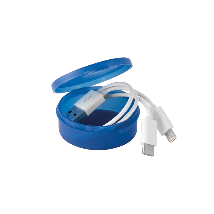 Cabo USB 3 em 1 personalizado - INF017