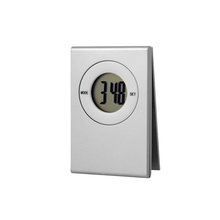 Relógio de mesa digital com porta-cartão personalizado - RL098