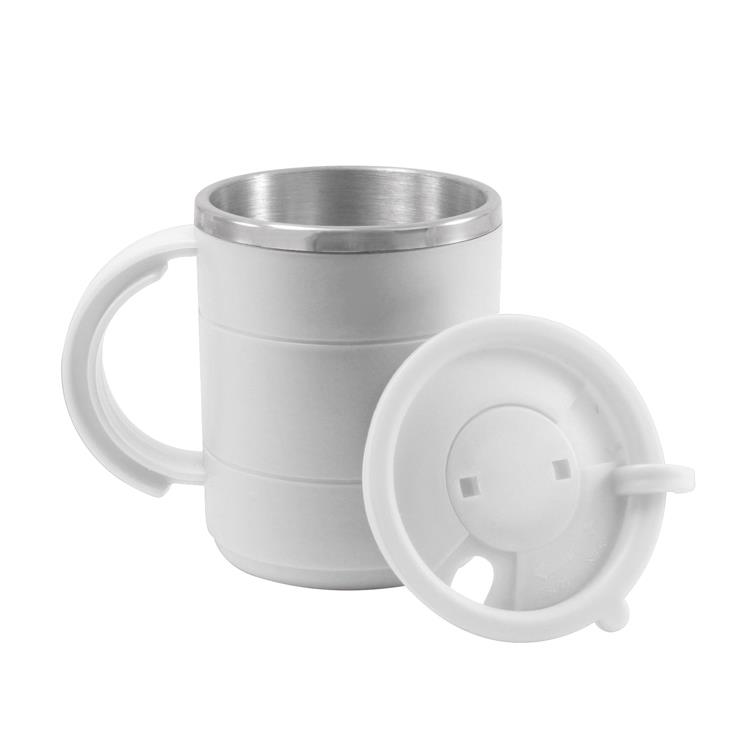 Caneca 450ml inox e resina personalizada