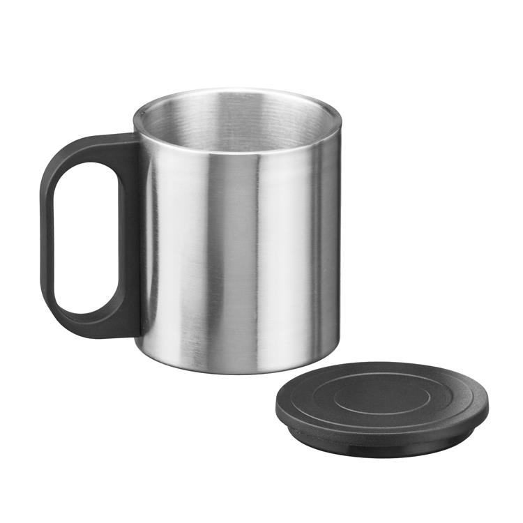 Caneca 180ml inox escovado personalizada