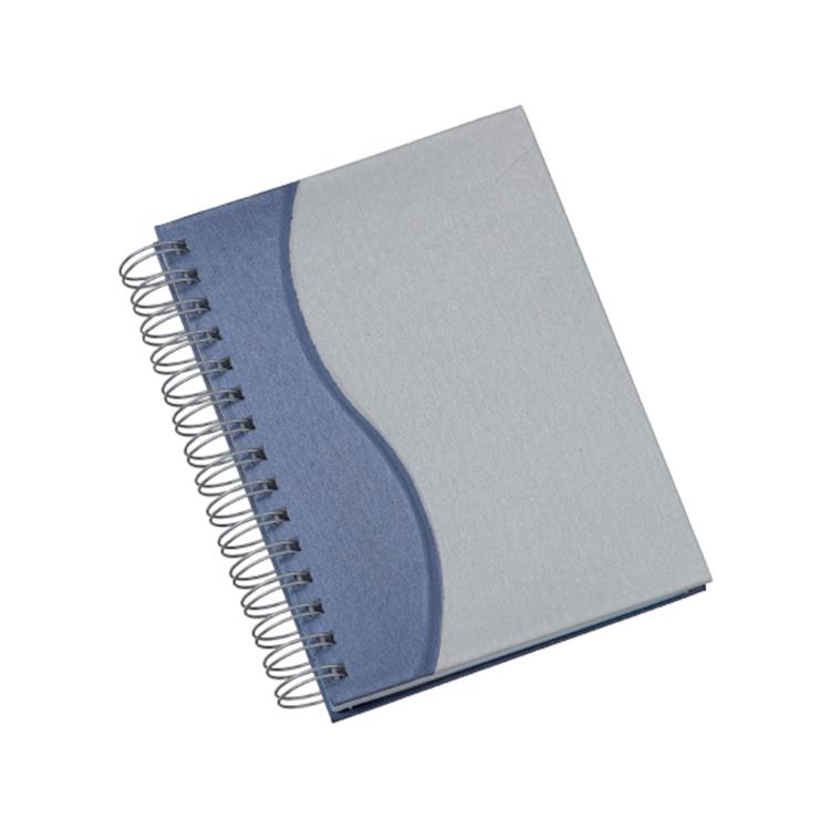 Agenda Wire-O Metalizada em Percalux Personalizada para Brindes Corporativos