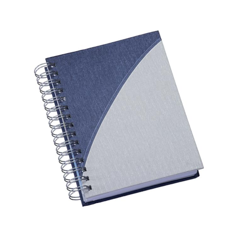 Agenda Wire-O Metalizada Personalizada para Empresas