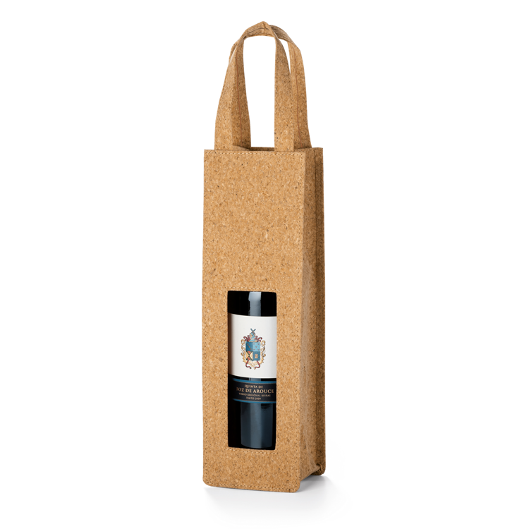 Embalagem em cortiça para vinho personalizada