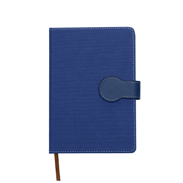 Caderno Tipo Moleskine Capa de Tecido Sintético Textrurizado Personalizado