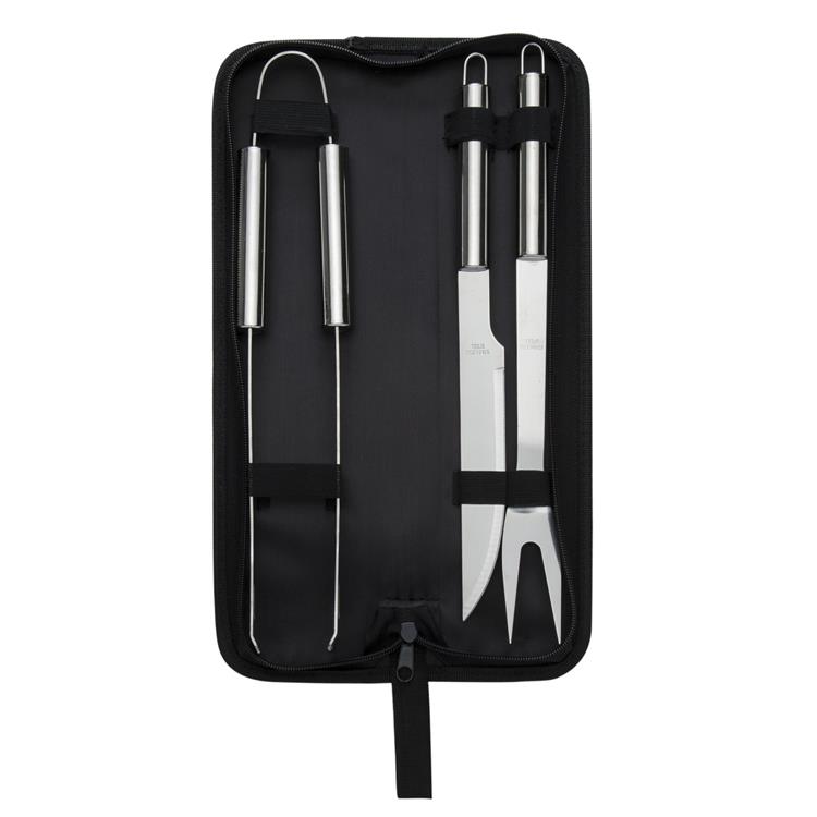 Kit Churrasco Aço Inox e Plástico Personalizado para Brindes