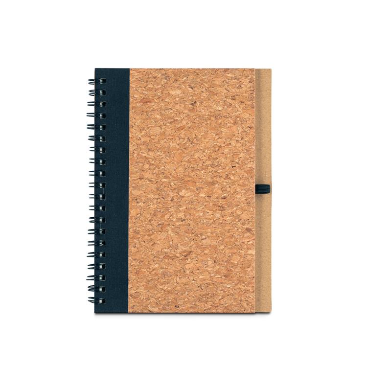 Conjunto de Caderno em Cortiça Personalizado