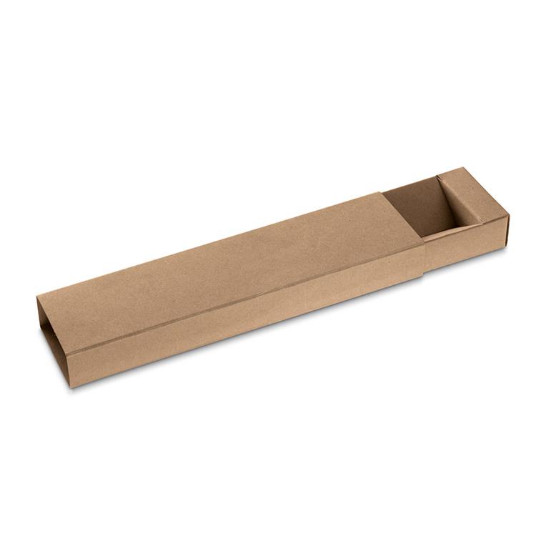 Estojo para 1 Caneta em Papel Kraft Personalizado